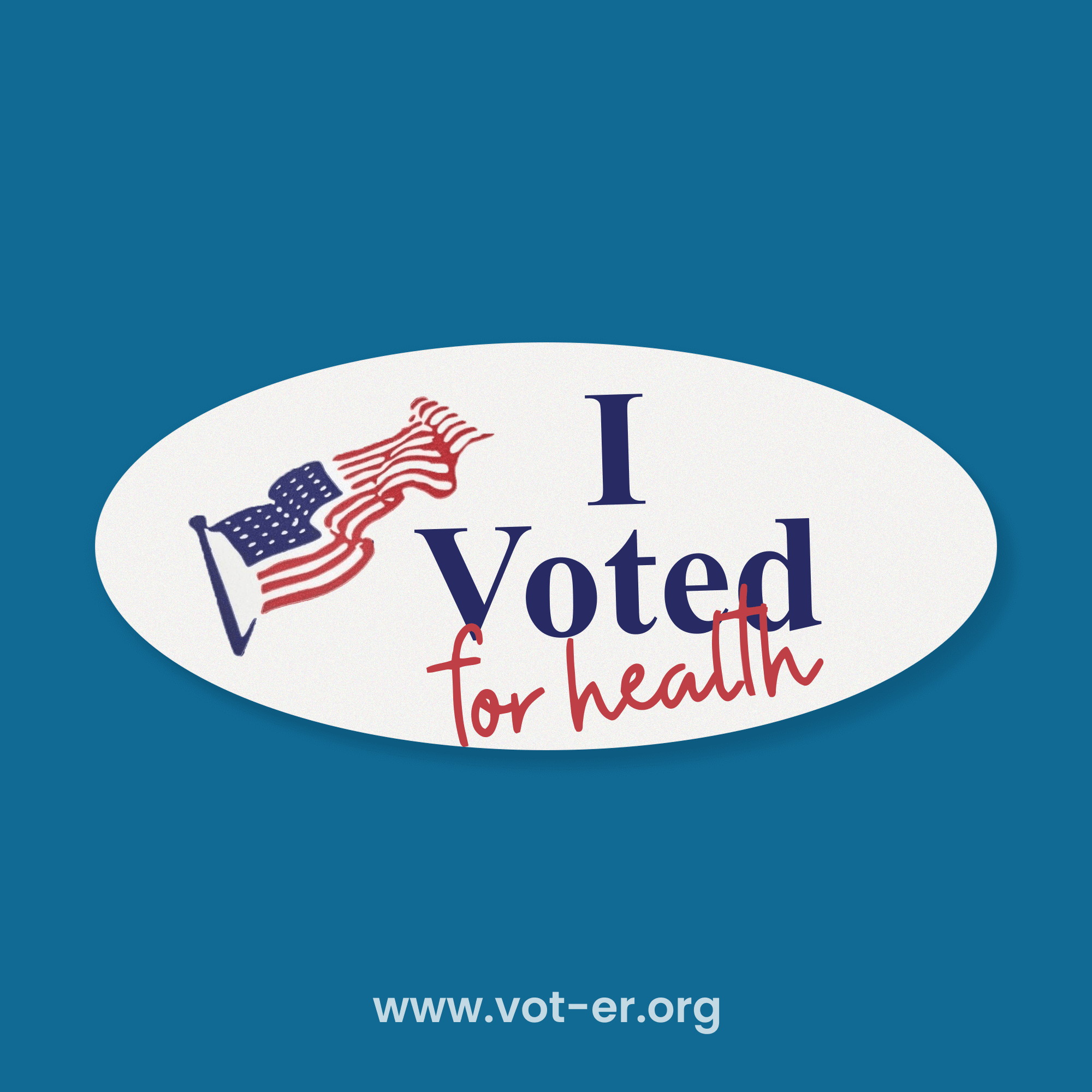 i voted for health blue