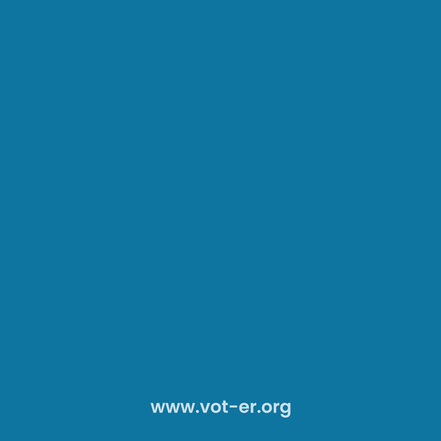 Handwritten words are drawn onto a traditional “I Voted” sticker so that it reads “I voted for health.” www.vot-er.org
