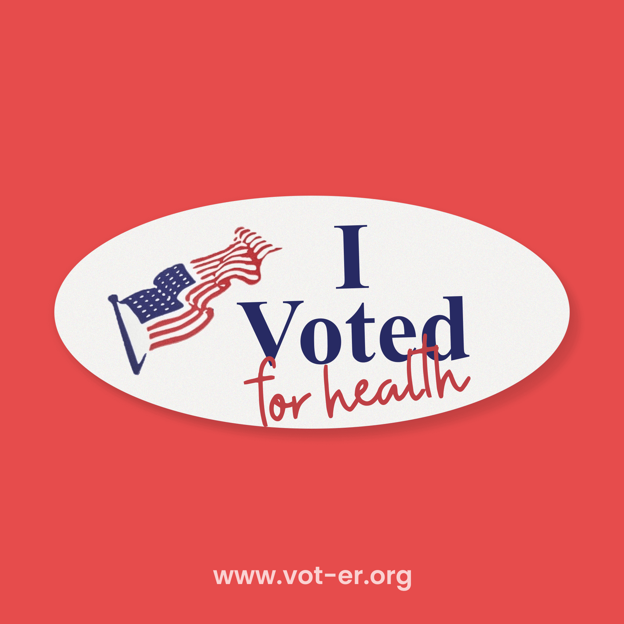 i voted for health red