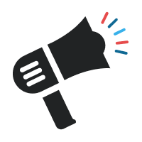 graphic of bullhorn